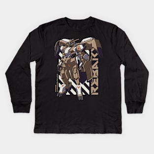 Gundam Gusion Rebake Full City Kids Long Sleeve T-Shirt